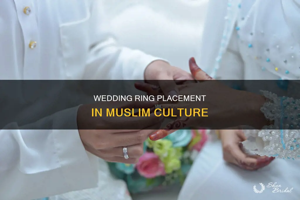 which hand does a wedding ring go on muslim