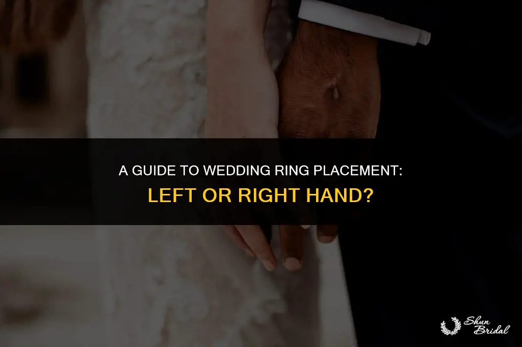 which hand does bride wear ring