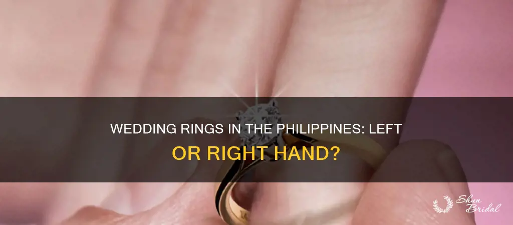 which hand to put wedding ring in the philippines