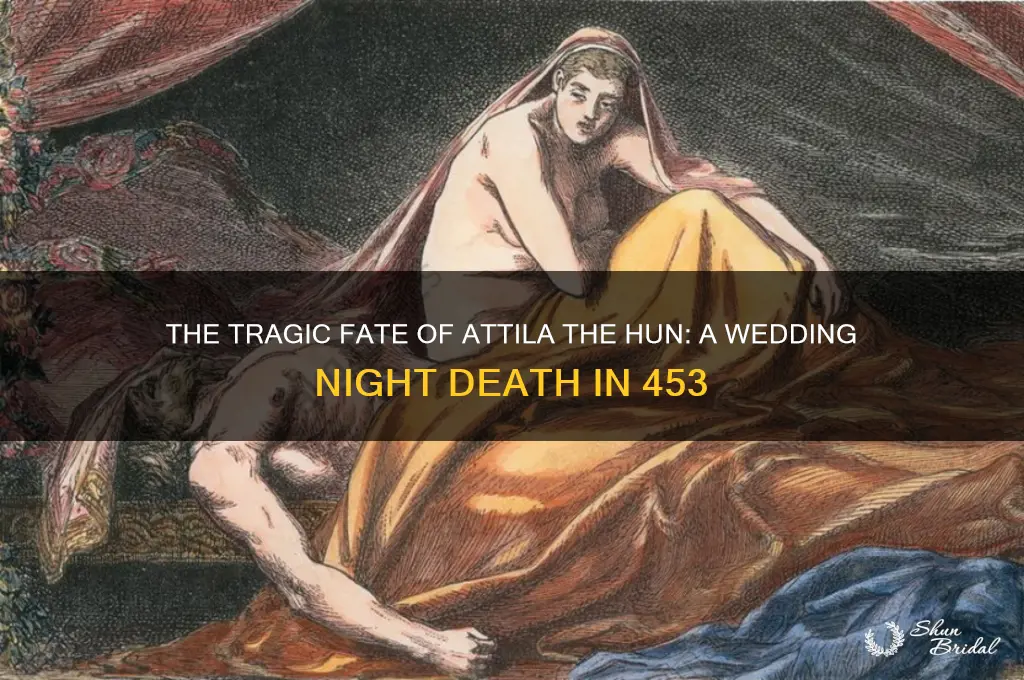 which historical warlord died on his wedding night in 453