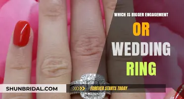 Engagement or Wedding Ring: Which Sparkler Should Be Bigger?