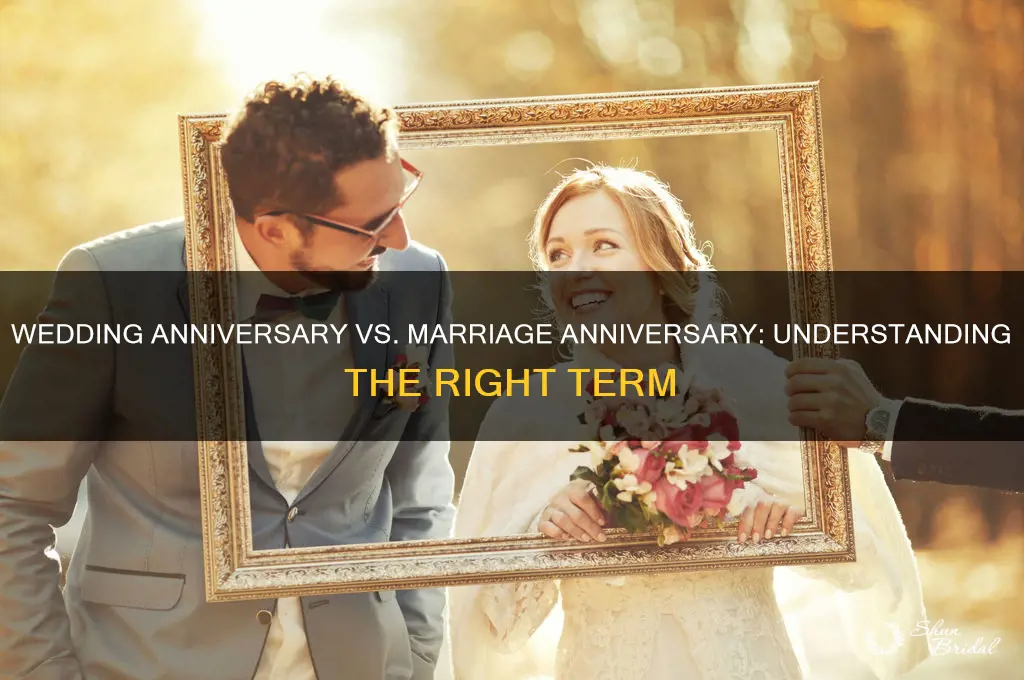 which is correct wedding anniversary or marriage anniversary