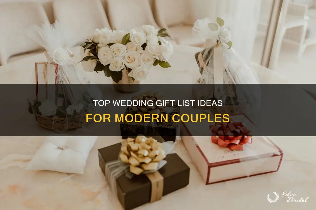 which is the best wedding gift list