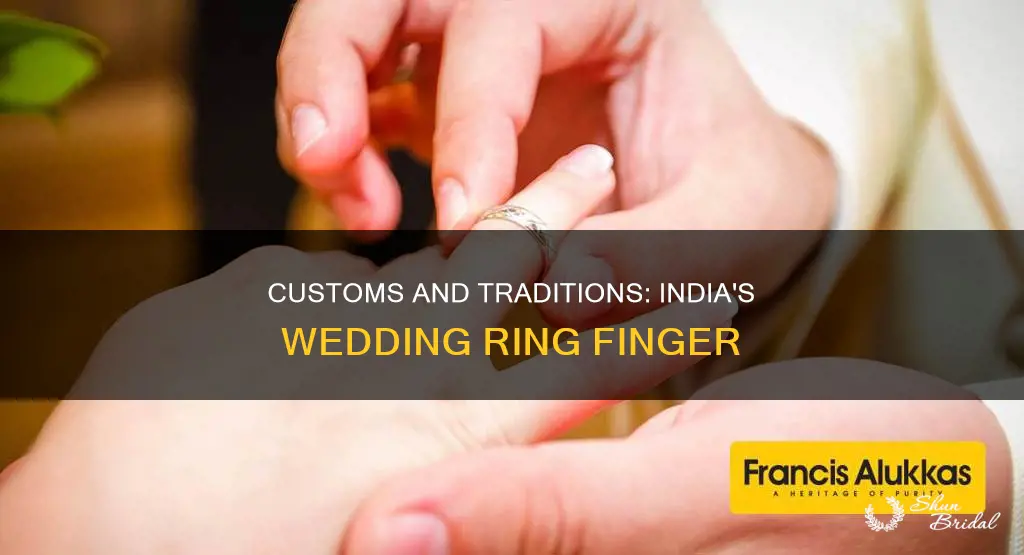 which is the wedding ring finger in india