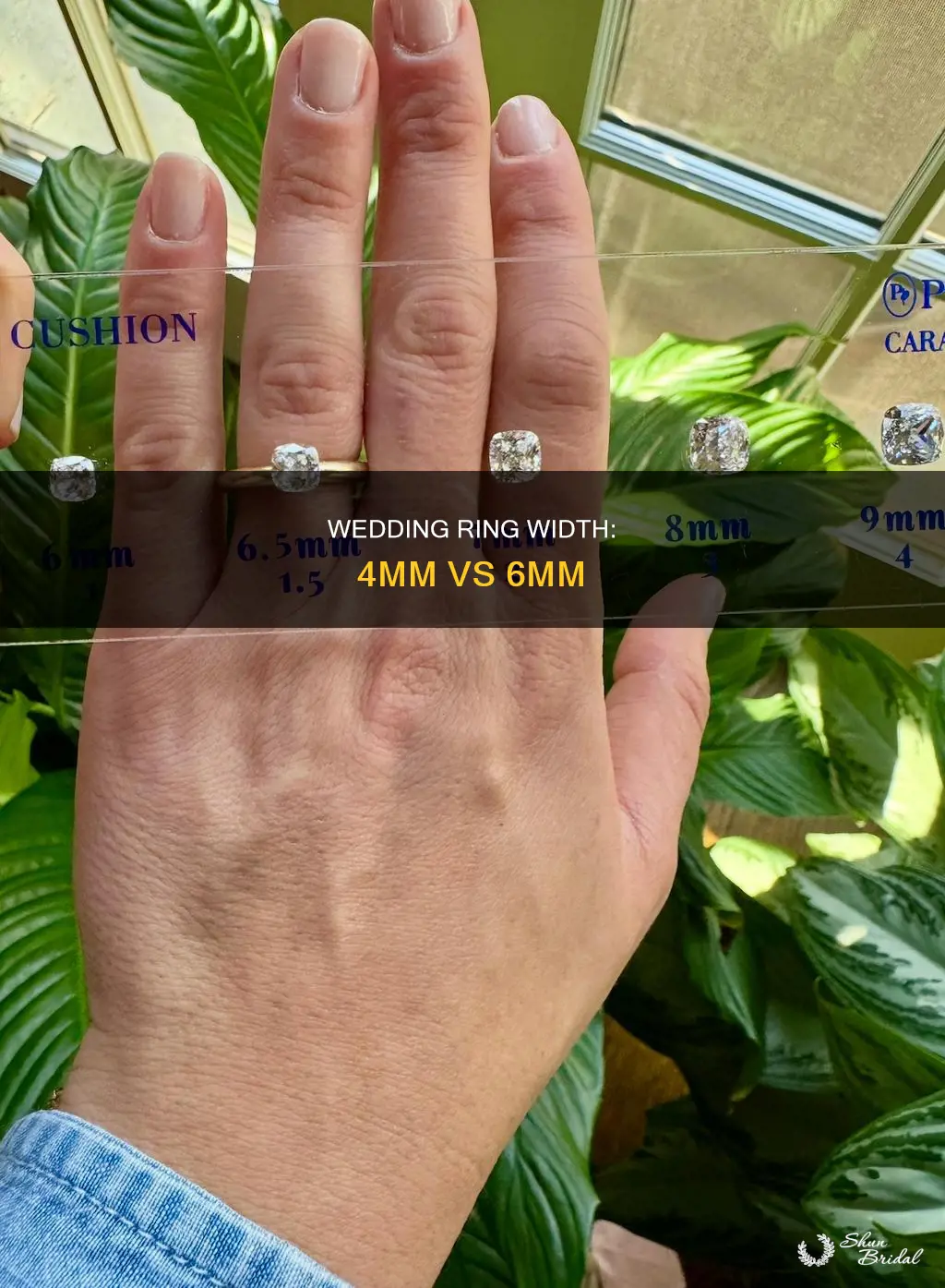 which is wider wedding ring 4mm or 6mm