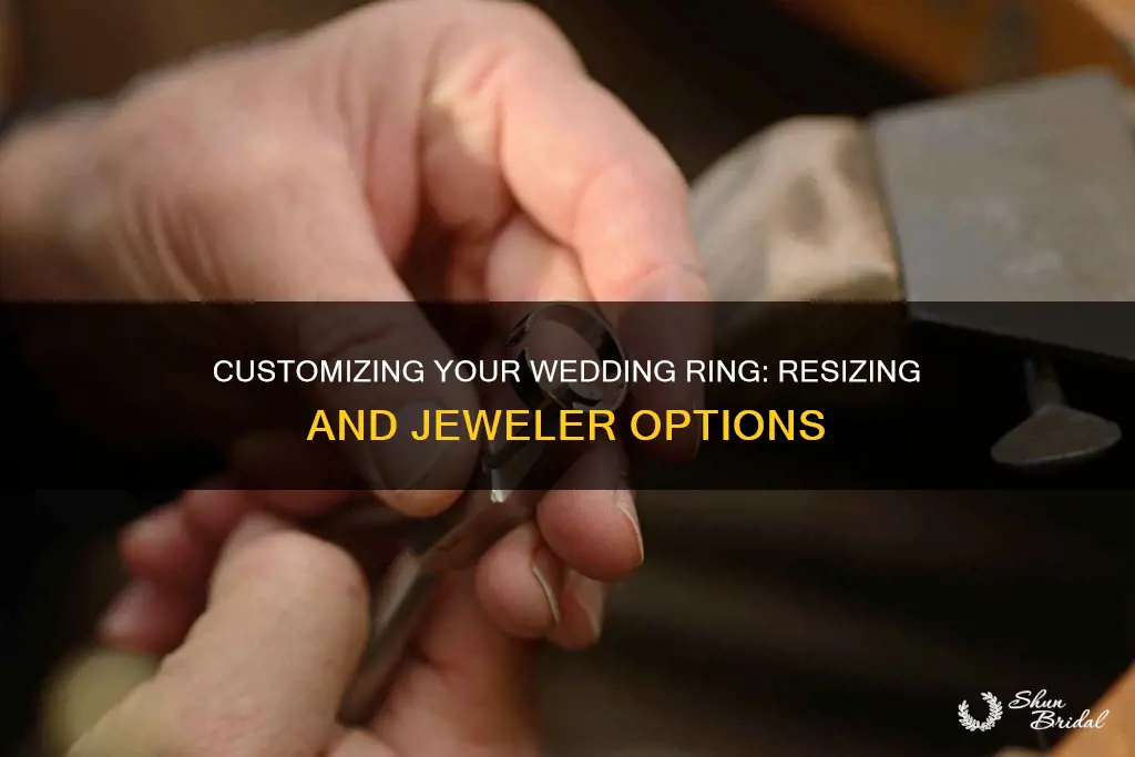 which jewellers adjust down the ring size for wedding sets