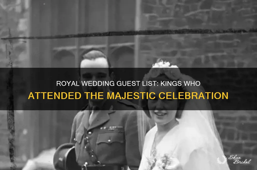 which kings came to royal wedding