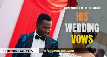 Renewing Wedding Vows: Which Actor is Doing It?