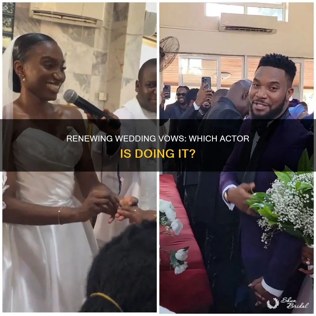 which married actor is renewing his wedding vows