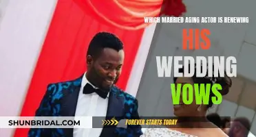 Aging Actor Renewing Wedding Vows: Who is it?