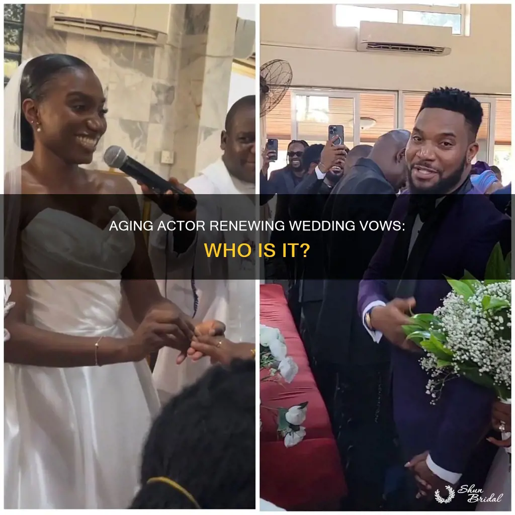 which married aging actor is renewing his wedding vows