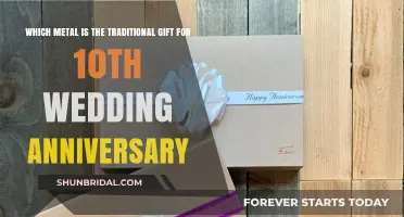 Celebrating a Decade of Love: The Traditional 10th Anniversary Metal Gift