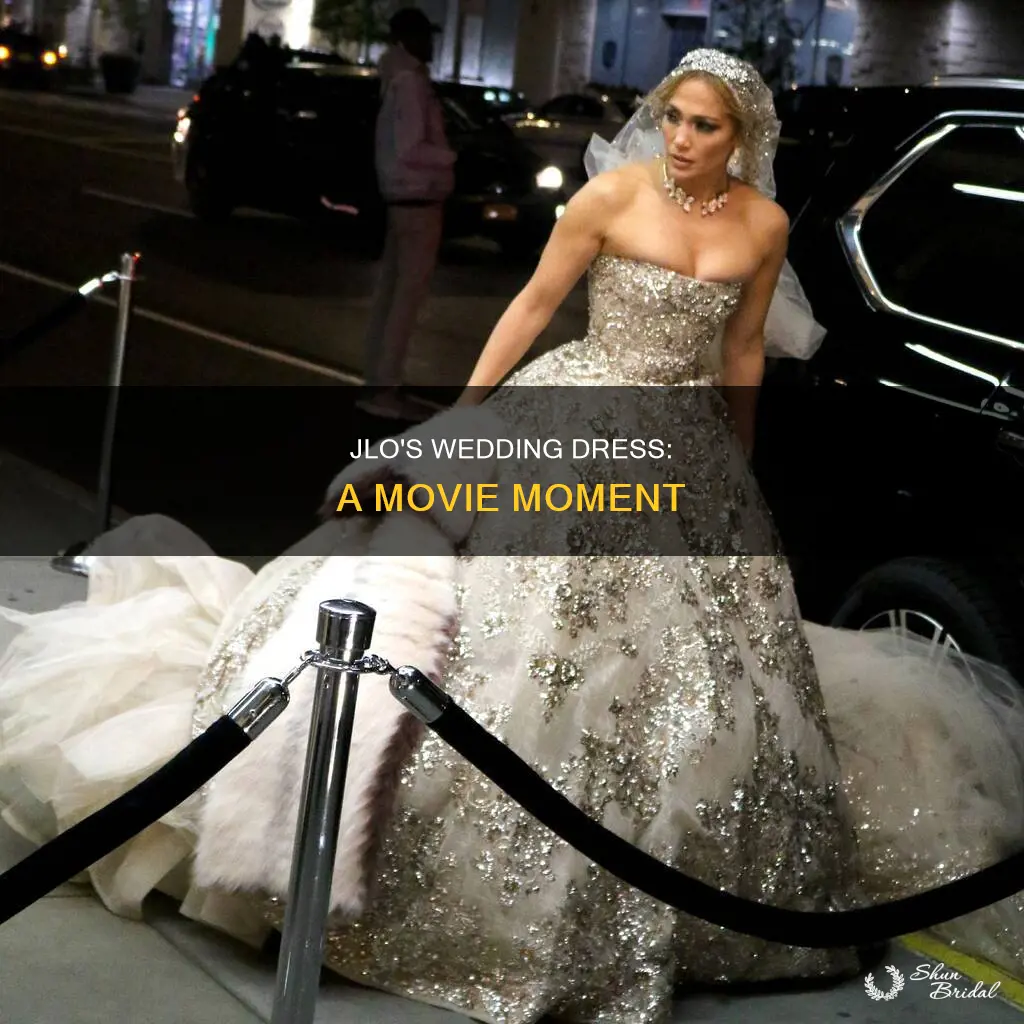 which movie was jlos wedding dress from