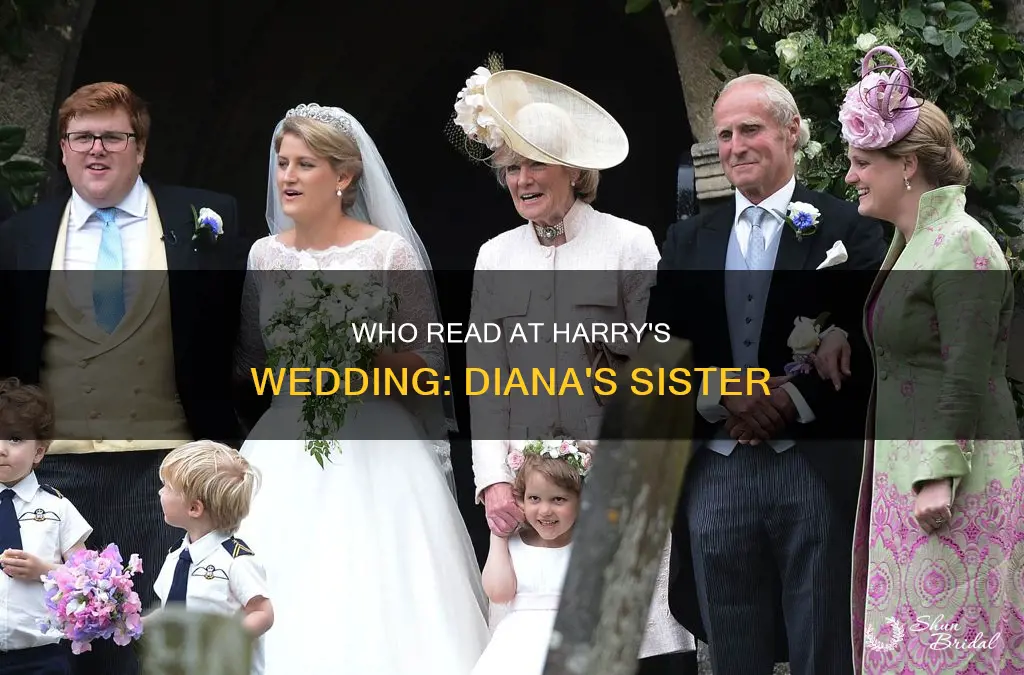 which of princess diana sister reading at harry wedding