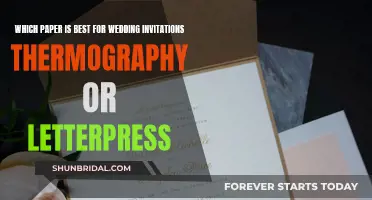 Thermography vs Letterpress: Which Paper Suits Wedding Invites Best?