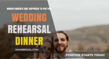 Who Pays for the Wedding Rehearsal Dinner? A Parent's Guide