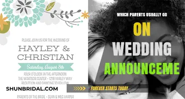 Who Makes the Cut? Parents Featured in Wedding Announcements