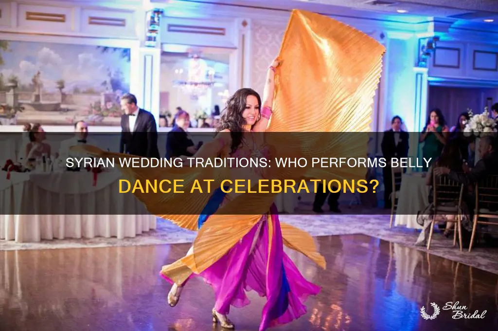 which people in syria do belly dance at weddings