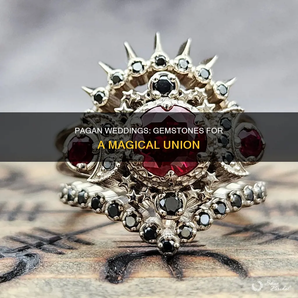 which precious gemstones are used for pagan weddings