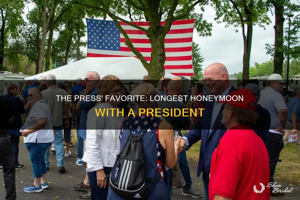 which president enjoyed the longest honeymoon period with the press