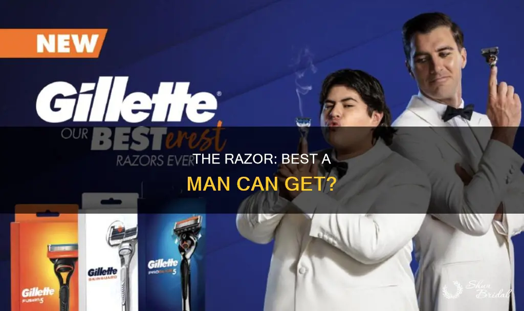 which razor advertised as the best man can get it