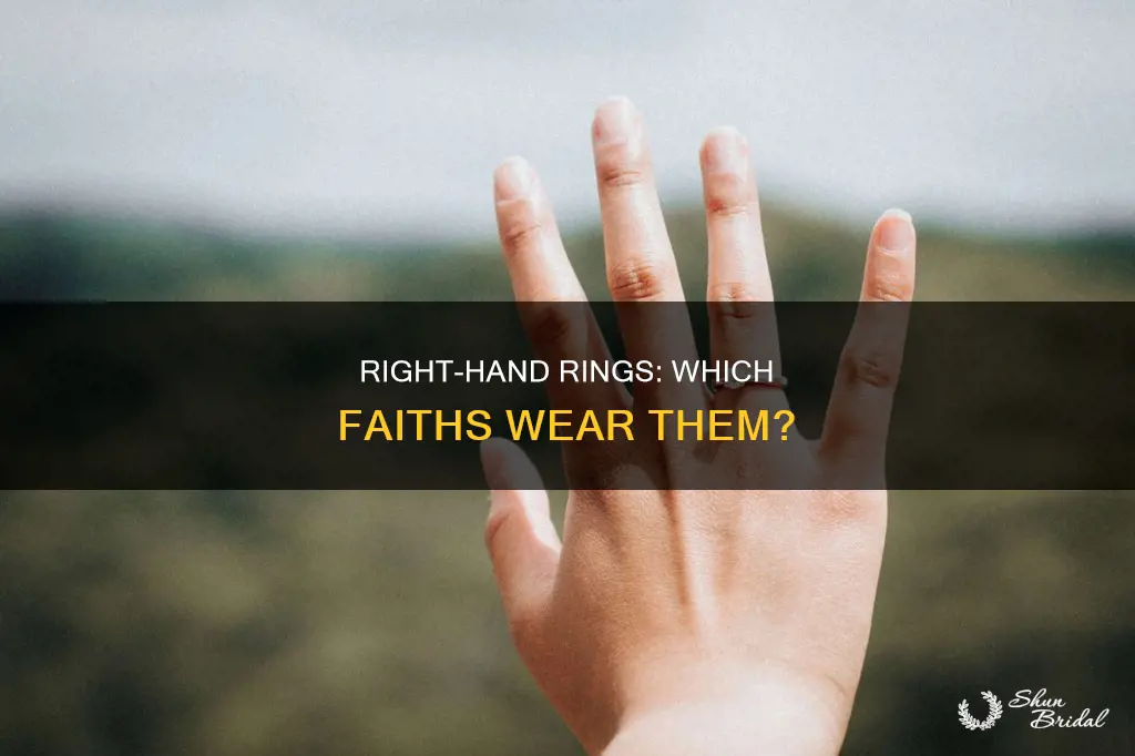 which religion has wedding ring on right hand