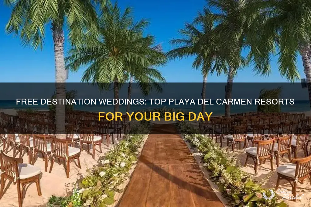 which resorts offer free weddings playa del carmen