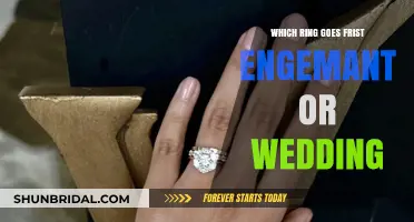 The Order of Rings: Engagement or Wedding First?