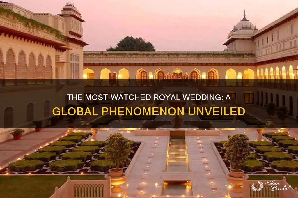 which royal wedding had most views