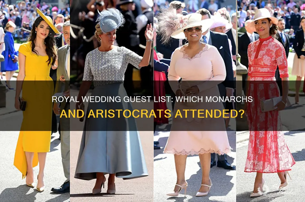which royals attended the royal wedding