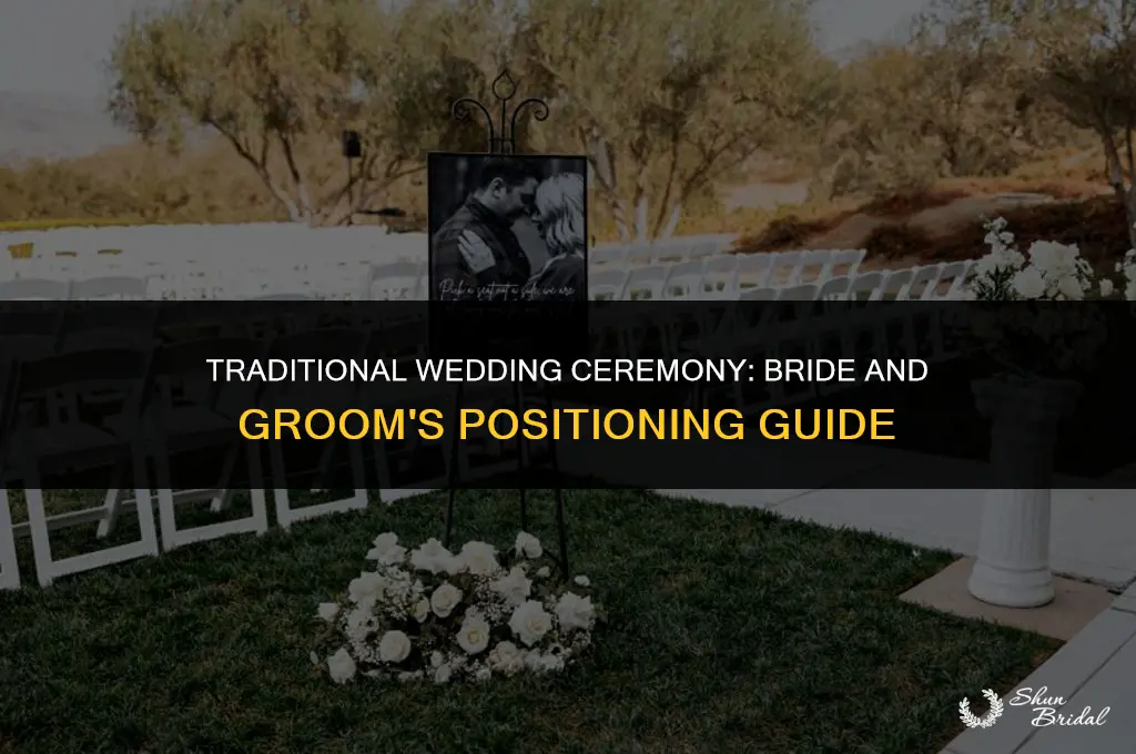 which side do the bride and groom stand on