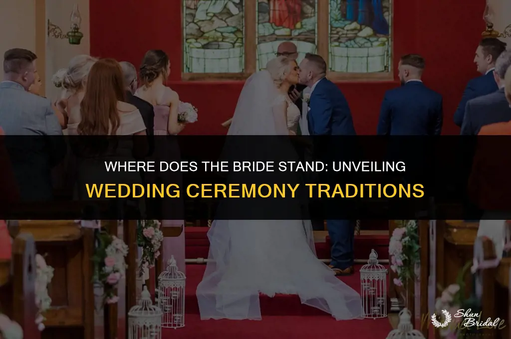 which side does bride stand on