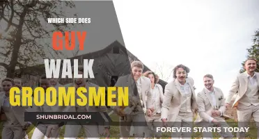 Groomsmen Walking Etiquette: Which Side Does the Groom Stand?