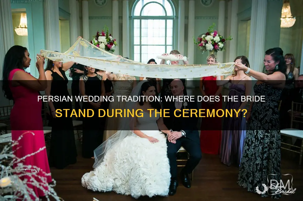 which side is bride on persian wedding ceremony
