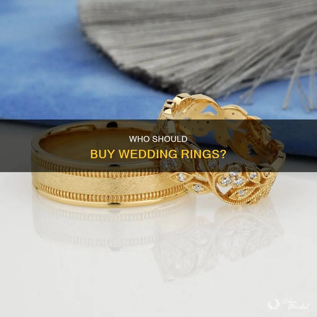 which spouse should buy the wedding rings