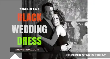 Gothic Glamour: Celebrities Who Wore Black Wedding Gowns