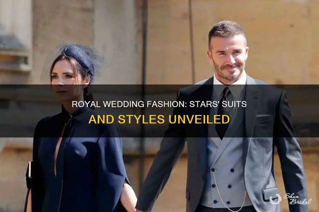 which suits stars attendd royal wedding and what they wore