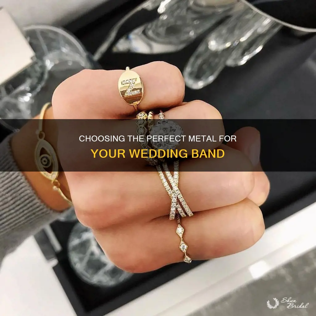 which types of wedding band metals