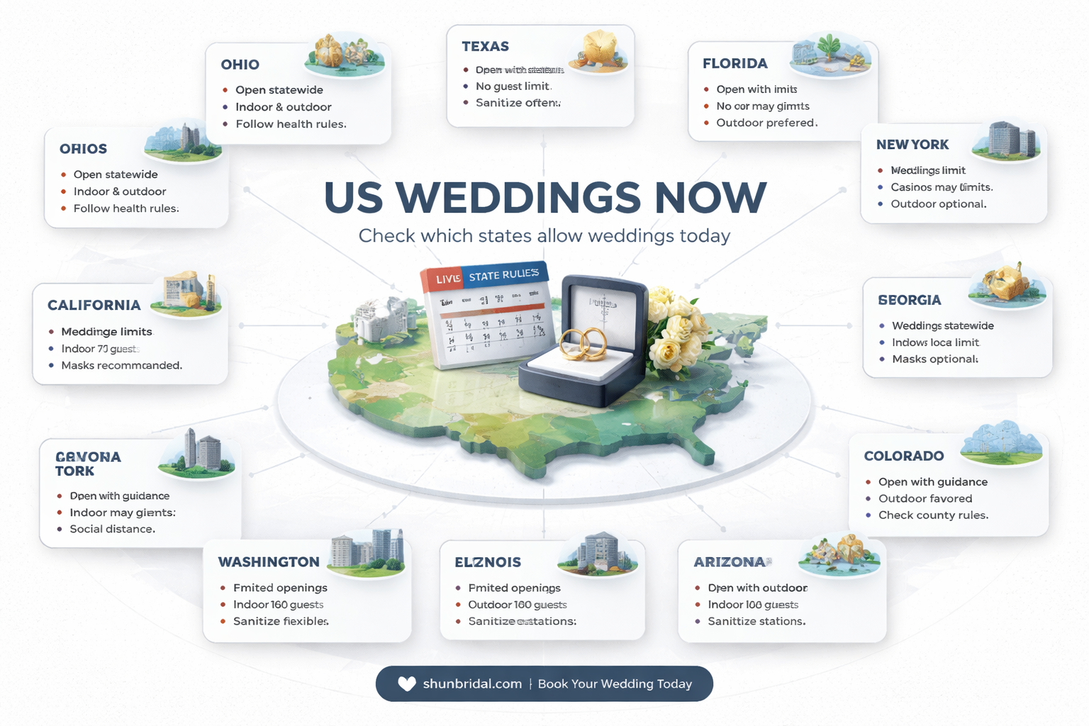 are any states allowing weddings