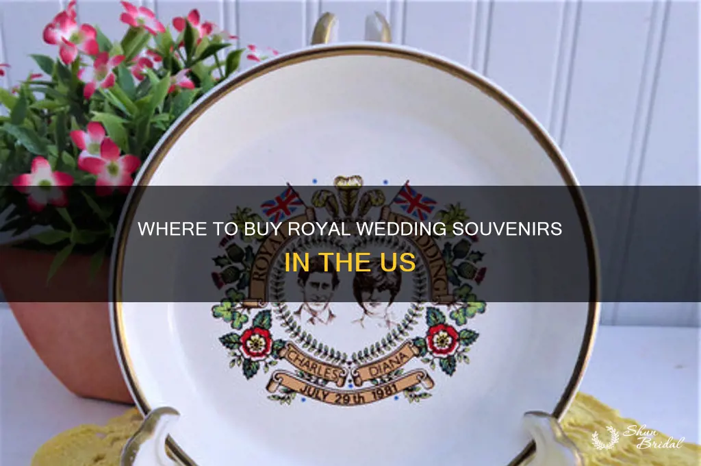 which us store selling royal wedding souvenirs