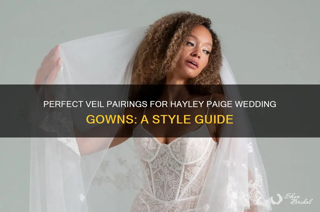 which veils go well with hayley paige