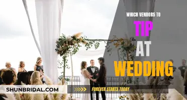 Wedding Vendors to Tip: A Comprehensive Guide
