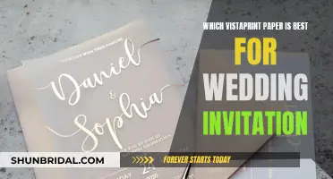 Vistaprint Paper Options for Wedding Invitations