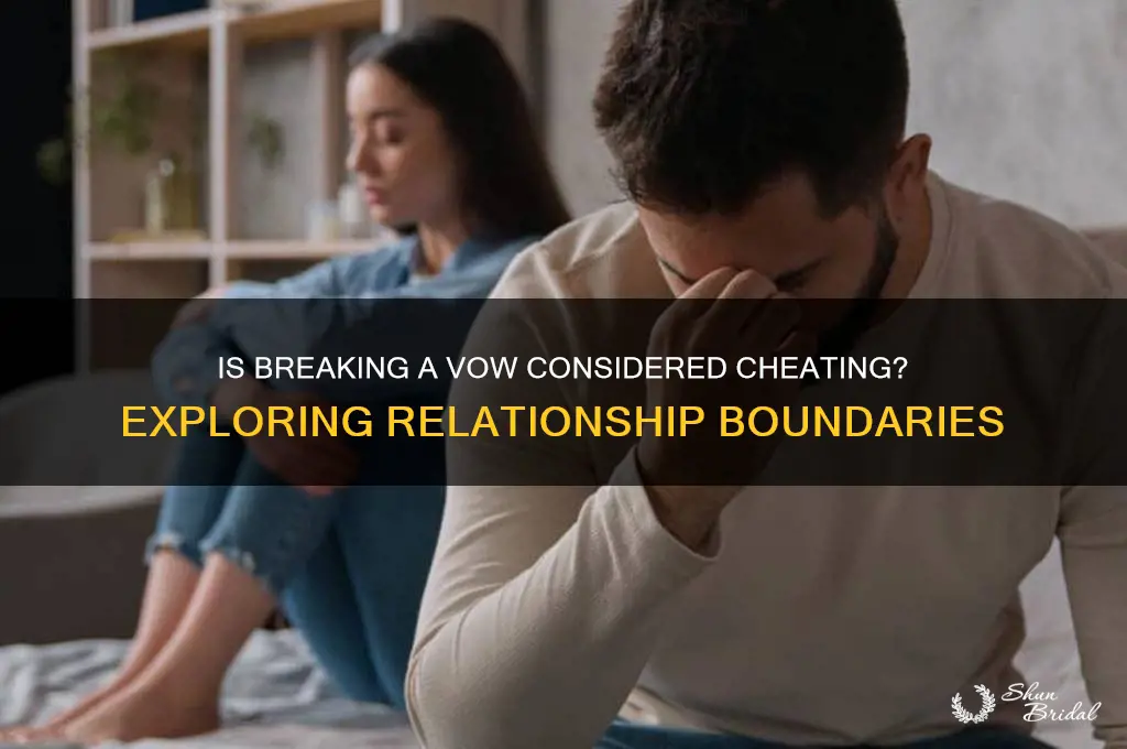 which vow is cheating breaking