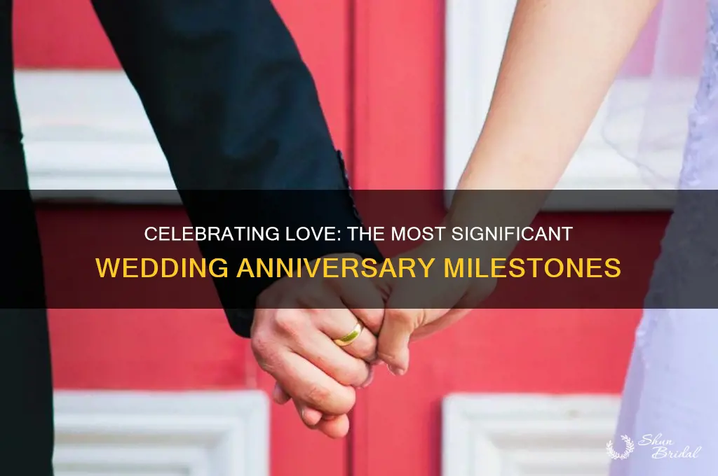 which wedding anniversary is the biggest celabration