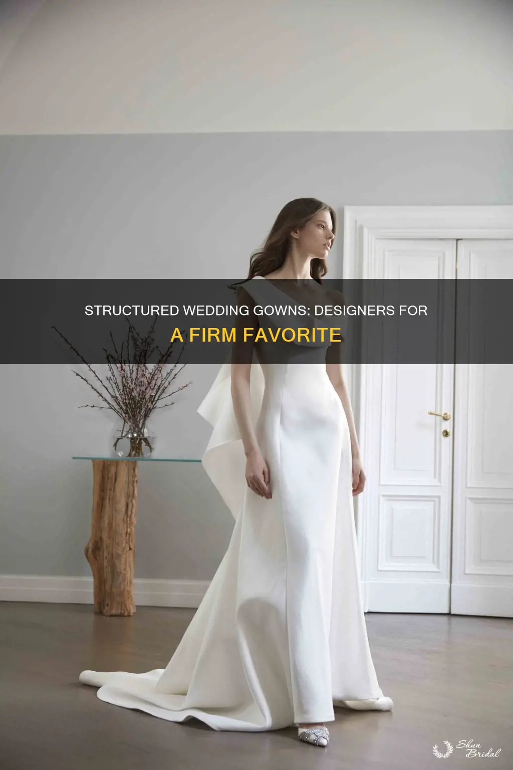 which wedding dress designers have the most structure