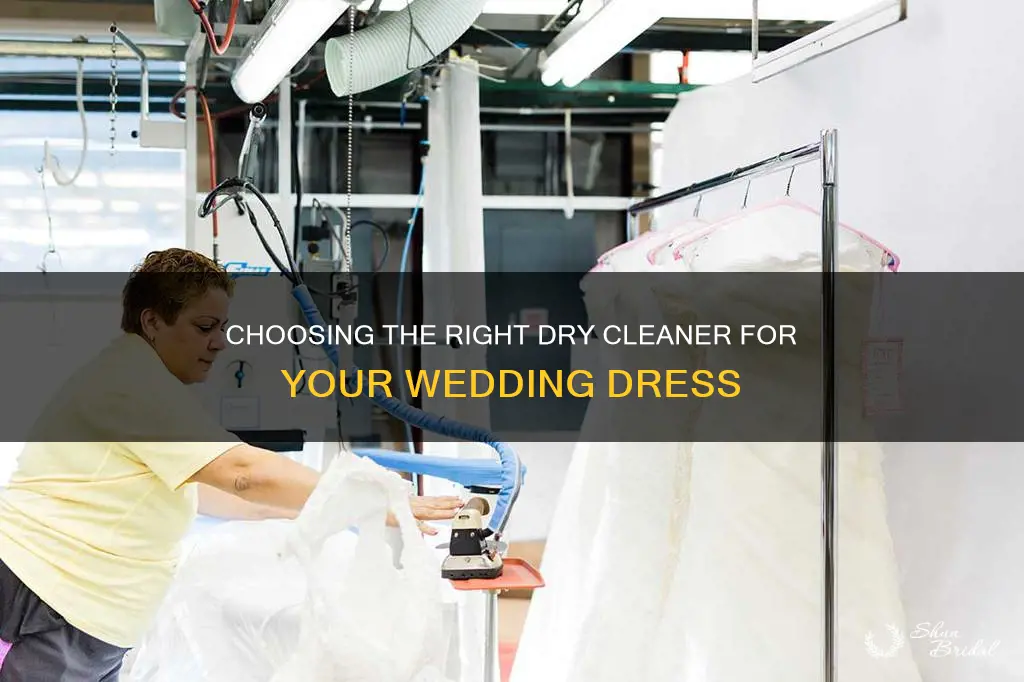 which wedding dress dry cleaners