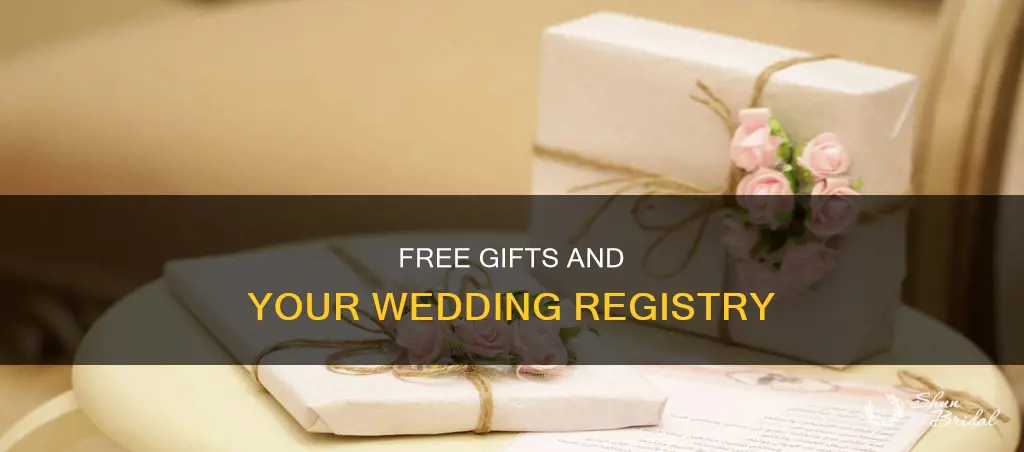 which wedding registrys give you free stuff