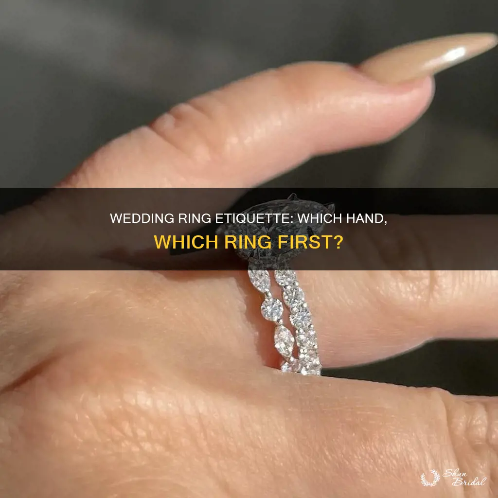 which wedding ring comes first