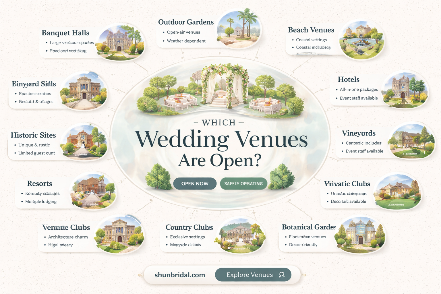 are any wedding venues open